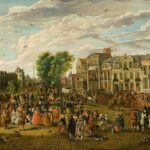 "De Kouter In Ghent In 1763," by Engelbert van Siclers.