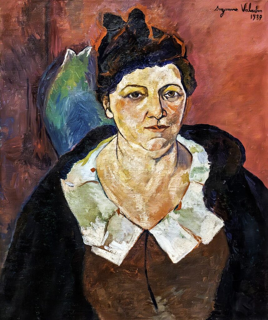"Portrait Of Madame Maurice Utrillo, Lucie Valore," by Suzanne Valadon.