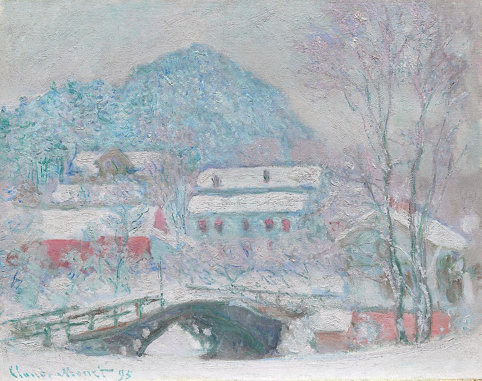 "Sandviken Village Beneath Mount Kolsaas," by Claude Monet.