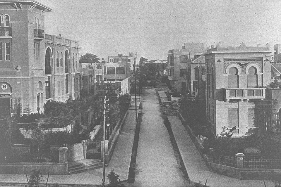 Shadal Street in Tel Aviv, Israel, 1926.