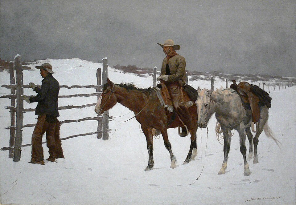 "The Fall Of The Cowboy," by Frederic Remington.