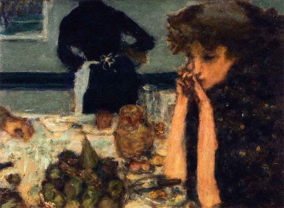 "Misia Natanson At Breakfast," by Pierre Bonnard.