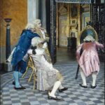 "Art Connoisseurs In The Louvre," by Gunnar Berndtson.