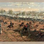 "Battle Of Gettysburg," by Thure de Thulstrup.