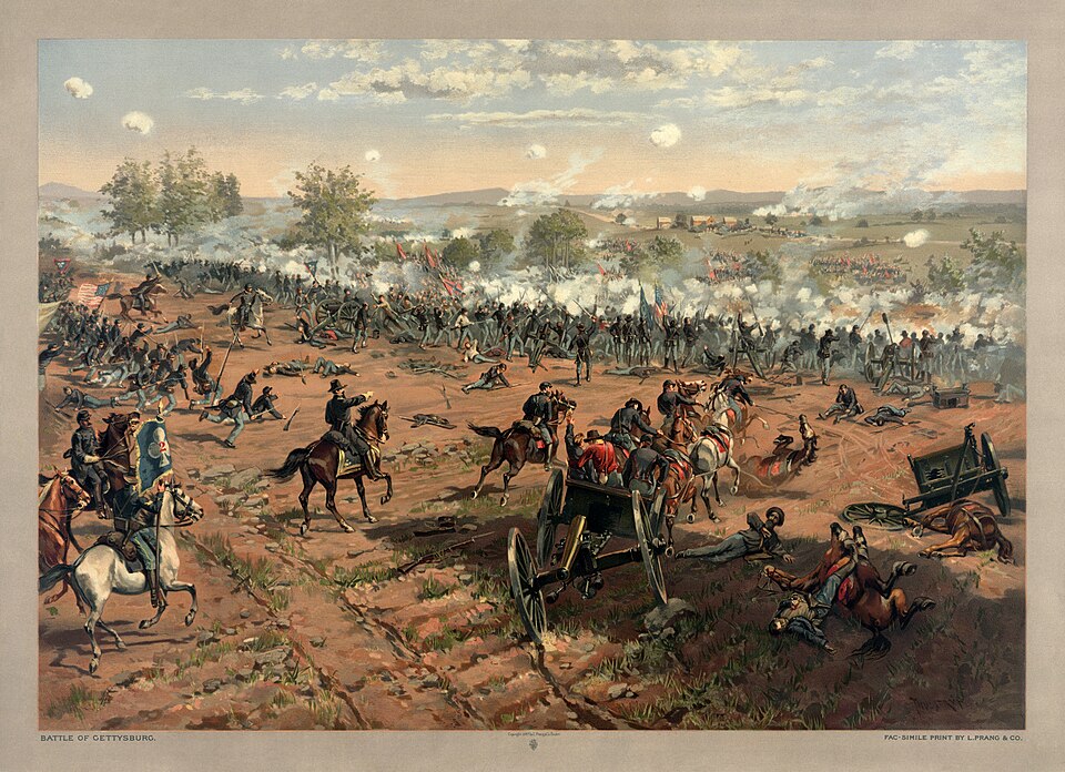"Battle Of Gettysburg," by Thure de Thulstrup.