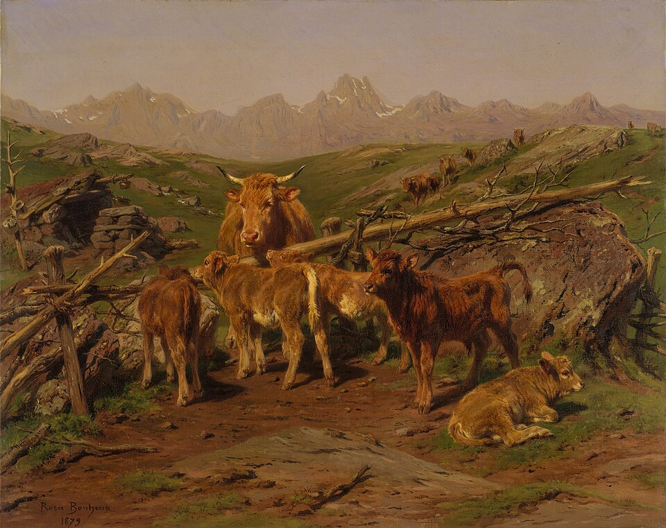 "Calves," by Rosa Bonheur.