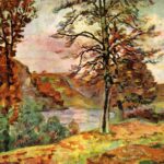 Painting of a Creuze landscape by Jean-Baptiste Guillaumin.