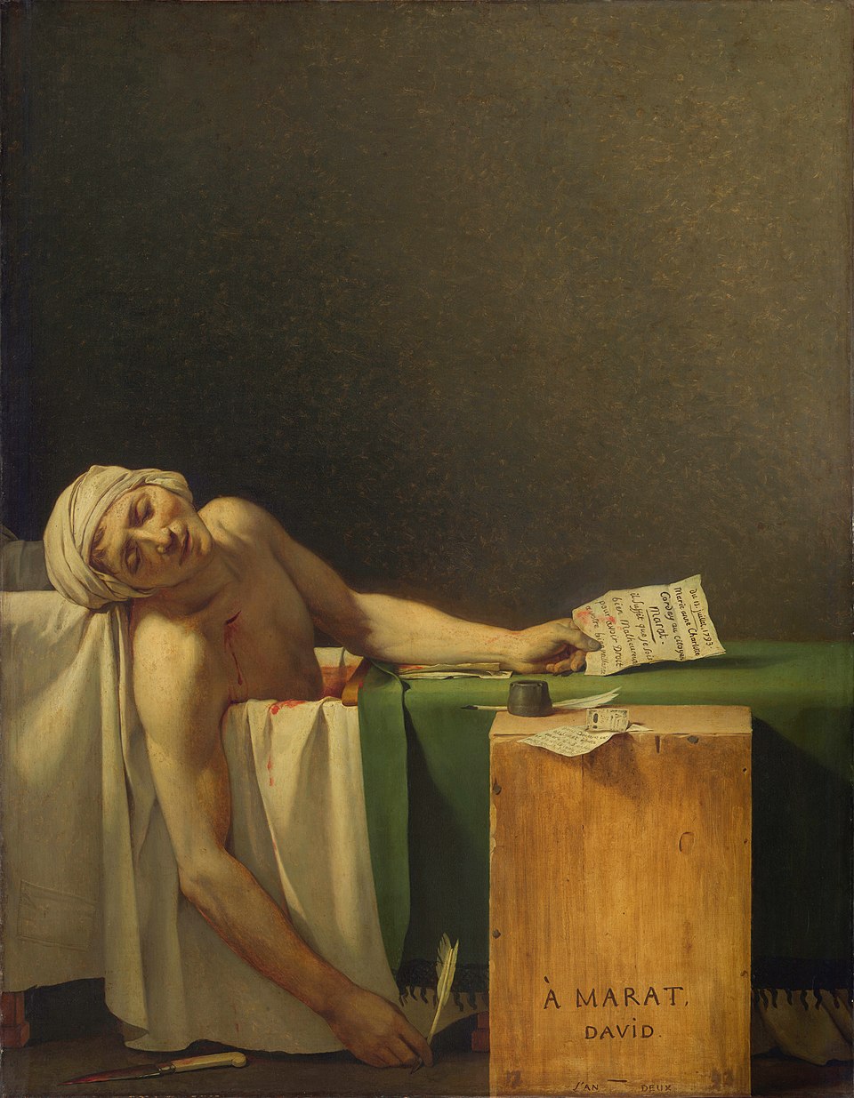 Inspiration: “The Death of Marat,” by Jacques-Louis David