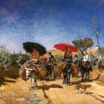"Going To Market," by Silva Porto.