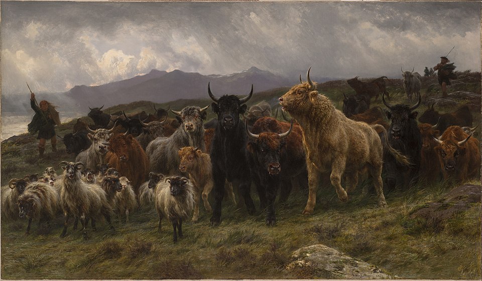 "Highland Raid," by Rosa Bonheur.