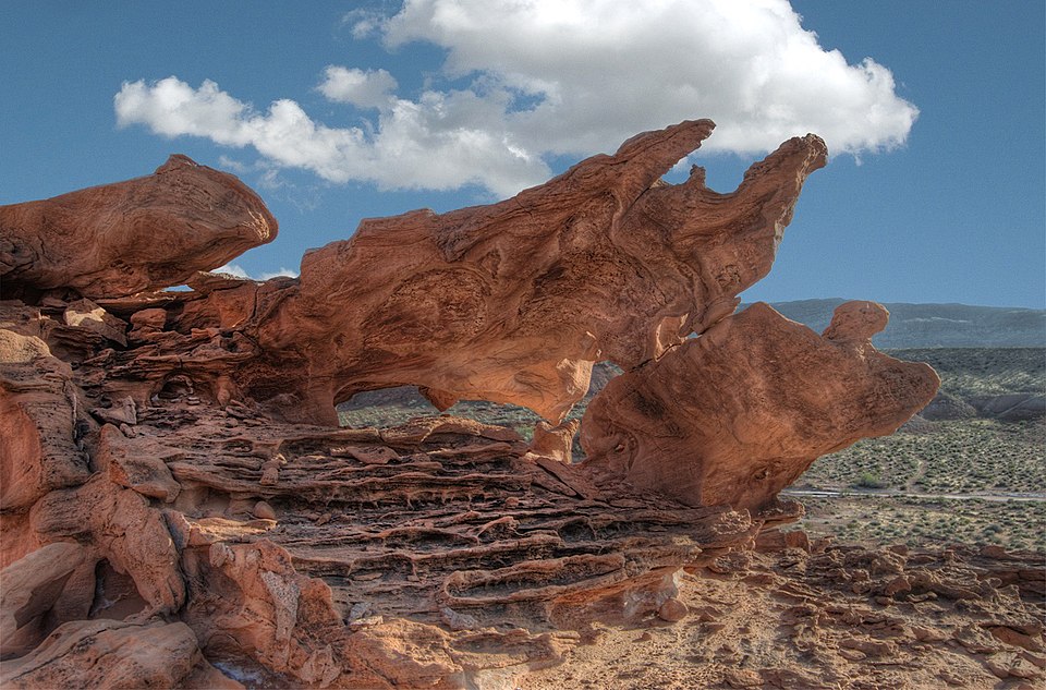 The Little Finland rock formation, Nevada.
