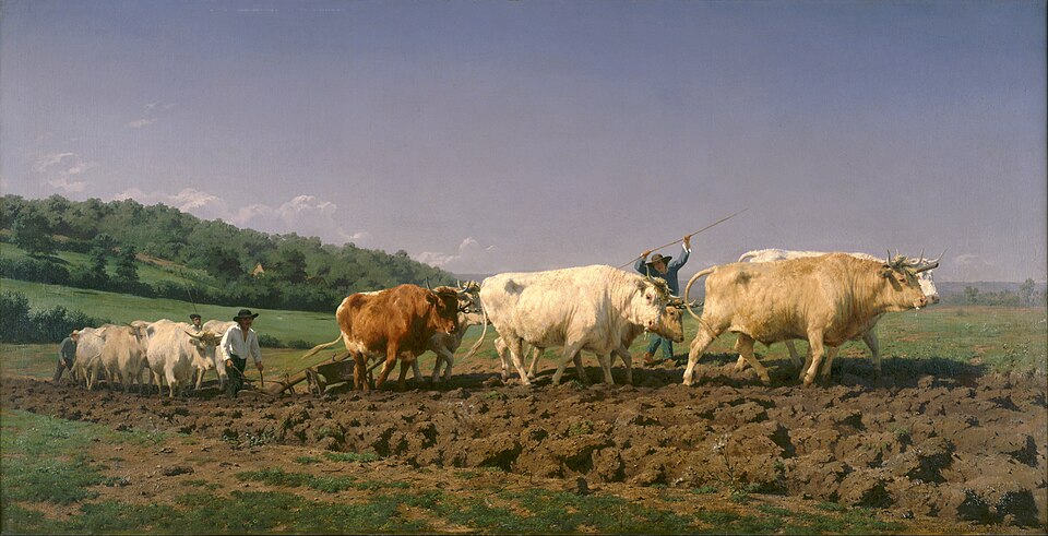 "Ploughing In Nevers," by Rosa Bonheur.