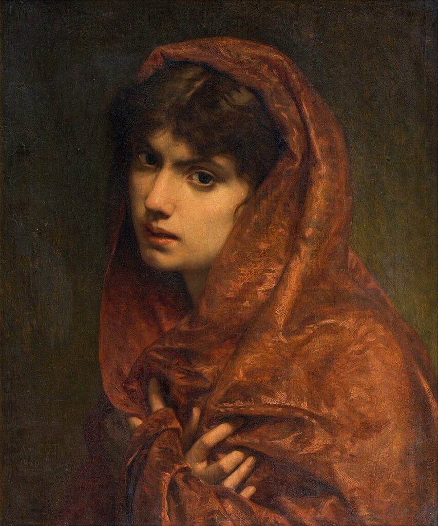 "Portrait Of A Girl," by Pierre-Auguste Cot.