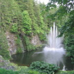 Ross Fountain in Butchart Gardens, Victoria, British Columbia.