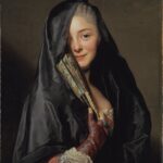"The Lady With The Veil (The Artist's Wife," by Alexander Roslin.