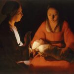 "The Newborn Child," by Georges de La Tour.
