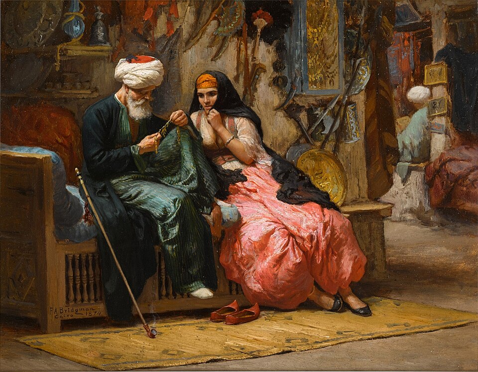 "A Precious Jewel," by Frederick Arthur Bridgman.