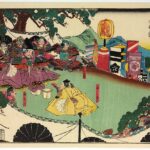 Print of the Battle of Minatogawa.