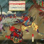 The Battle of Okehazama, Japan.