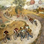 "Cyclists," by Jeremi Kubicki, 1935.