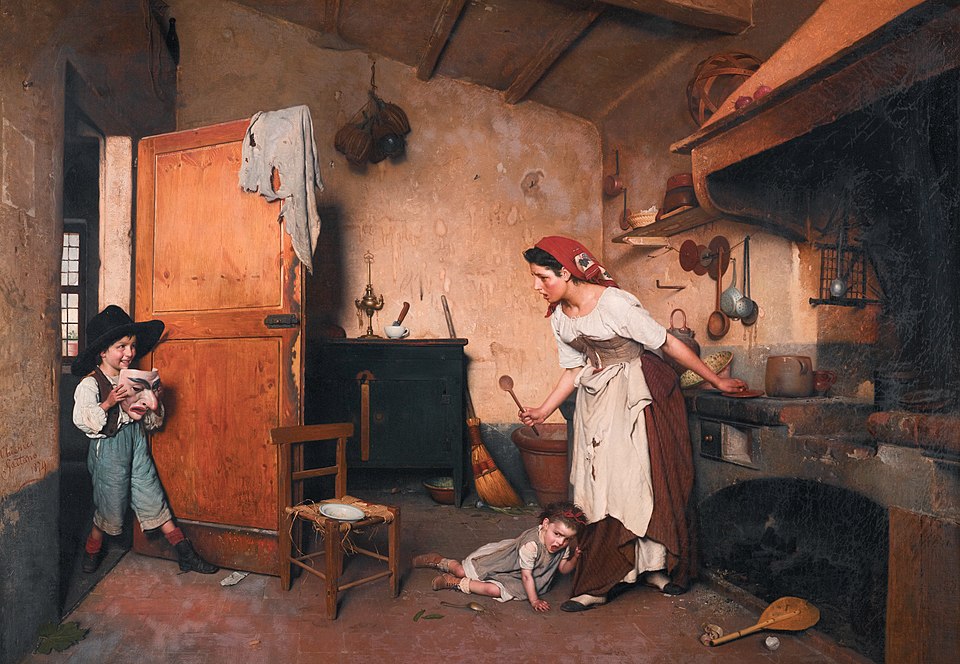 "La Maschera," by Gaetano Chierici, 1874.