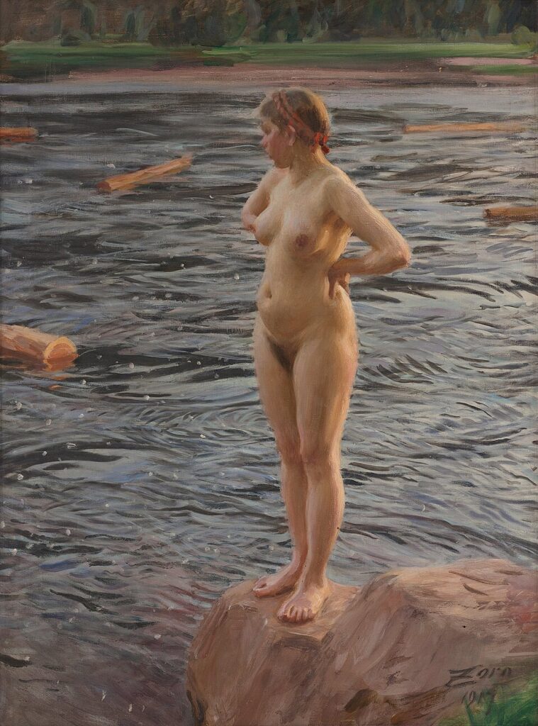 "Flottar Maja," by Anders Zorn.
