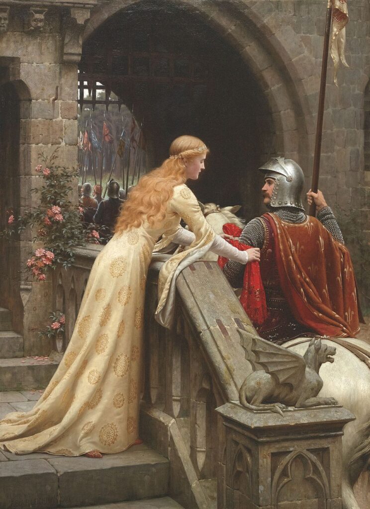 "God Speed," by Edmund Leighton.