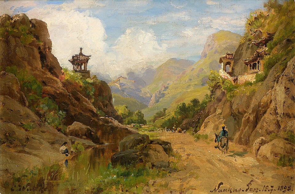 "Nanking Pass," by Carl Wuttke, 1898.