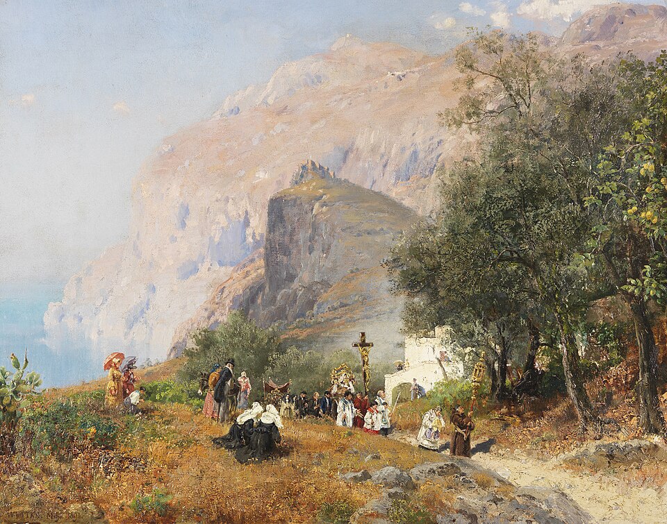"Procession In Capri," by Carl Wuttke.