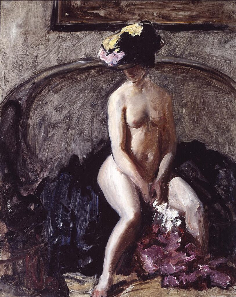 "Seated Nude, The Black Hat," by Philip Wilson Steer.