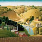 "Stone City Iowa," by Grant Wood, 1930.