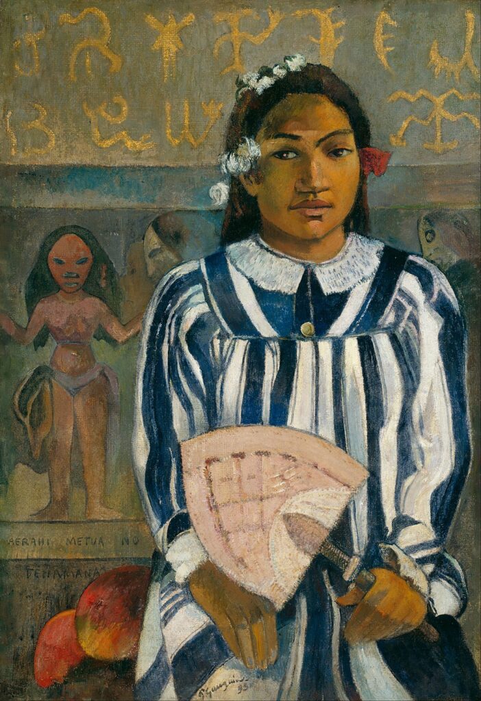 "Tehamana Has Many Parents," by Paul Gauguin, 1893.