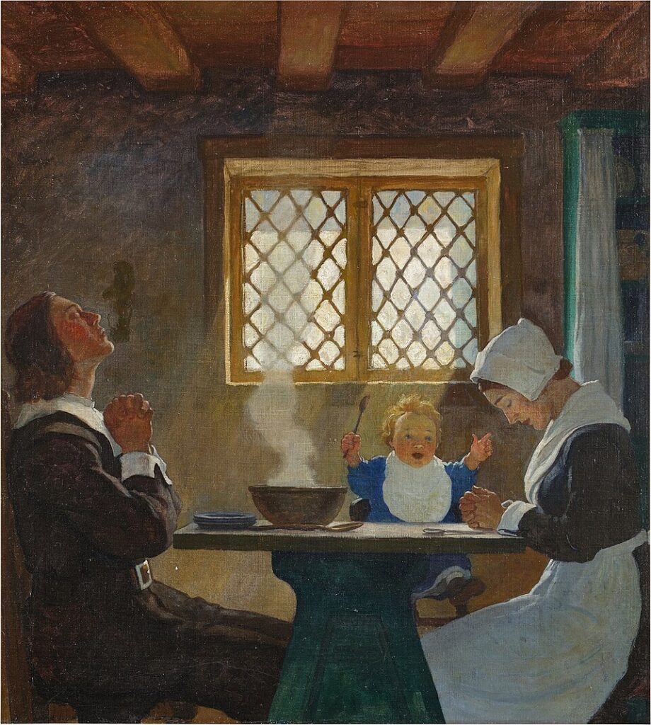 "Thanksgiving Day," by N.C. Wyeth, 1921.
