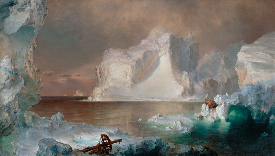 "The Icebergs," by Frederic Edwin Church.