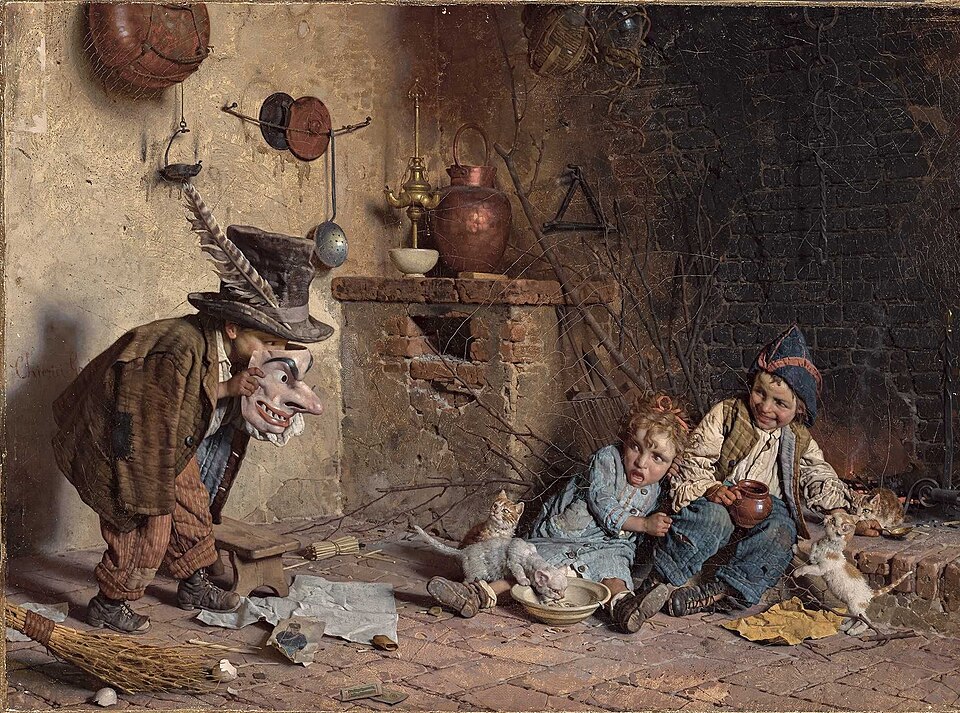 "The Mask," by Gaetano Chierici.