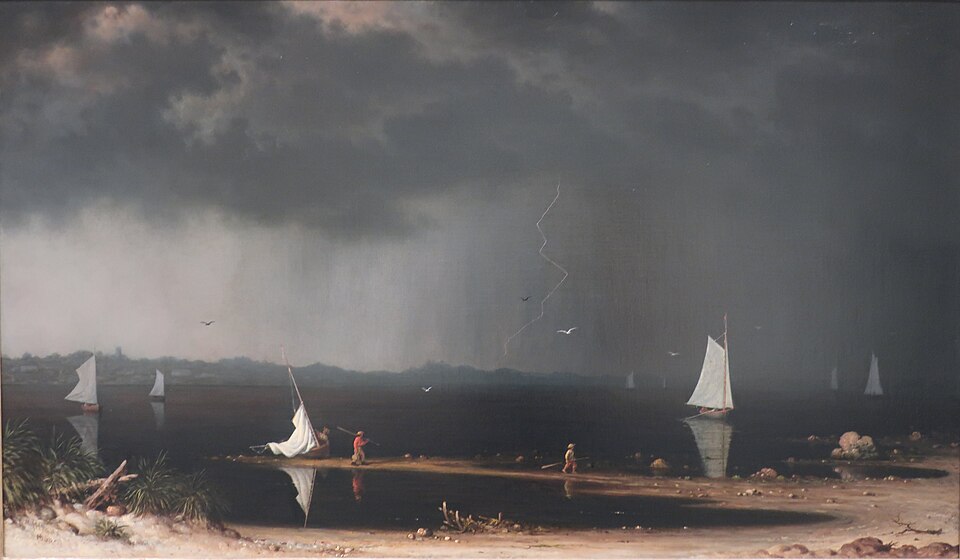 "Thunder Storm On Narragansett Bay," by Martin Johnson Heade, 1868.