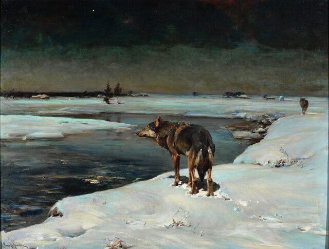 Wolves in Northern European Legend and Art