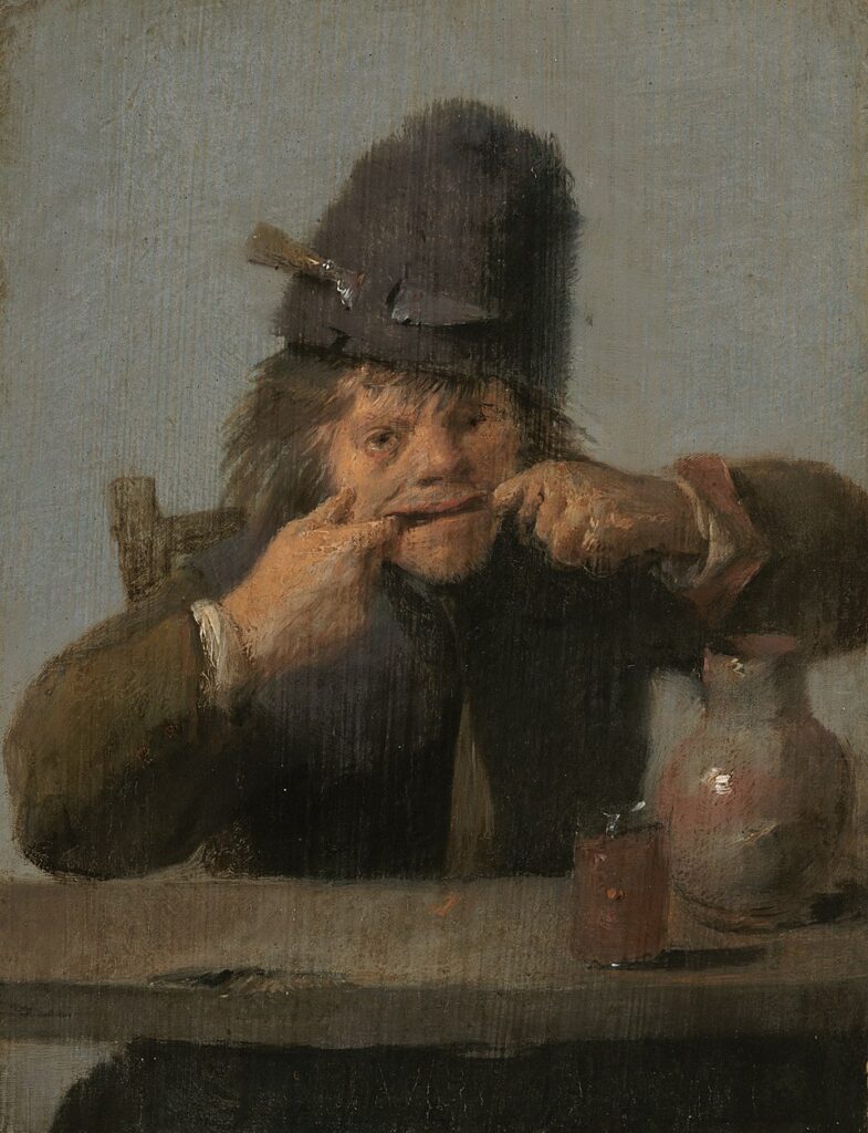 "Youth Making A Face," by Adriaen Brouwer.