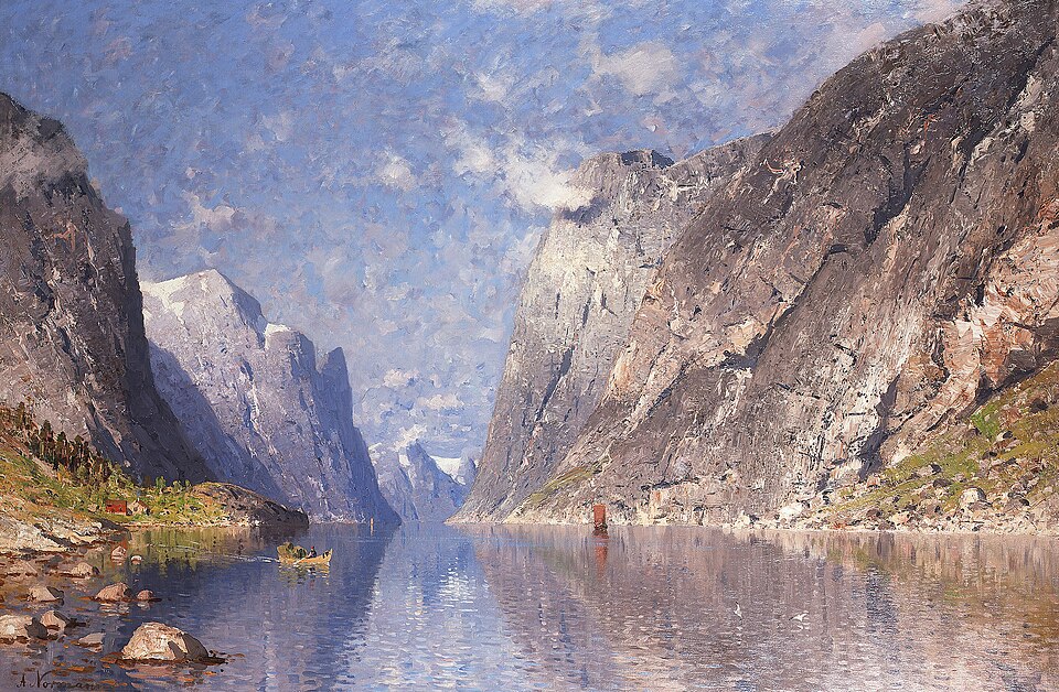 "Sogn Fjord," by Eilert Adelsteen Normann