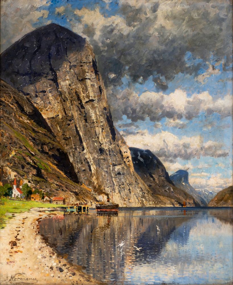 "Fjord," by Eilert Adelsteen Normann.