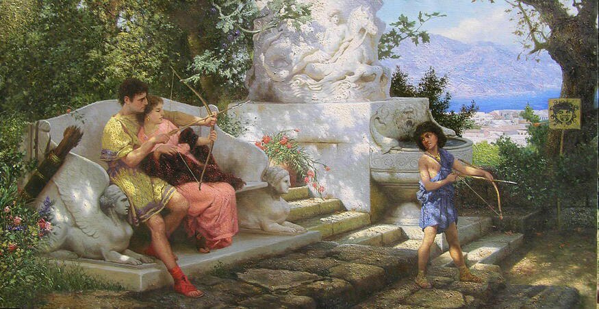 "A Dangerous Game," by Henryk Siemiradzki.