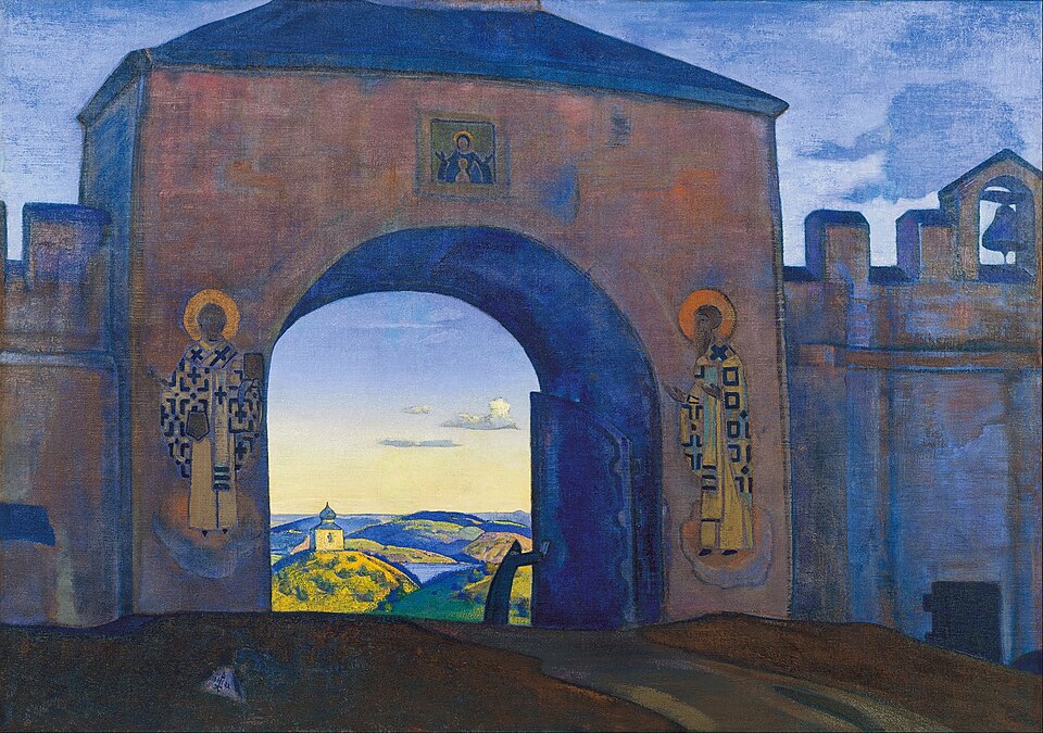 "And We Are Opening The Gates," by Nicholas Roerich.