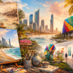 Art of the Gold Coast, Queensland, Australia.