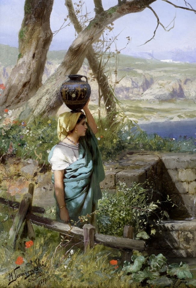 "By The Spring," by Henryk Siemiradzki.