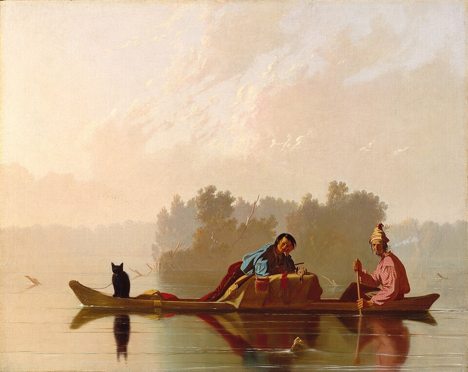 "Fur Traders Descending The Missouri," by George Caleb Bingham.