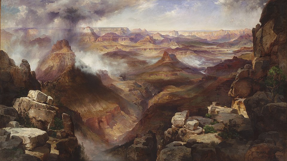 "Grand Canyon Of The Colorado River," by Thomas Moran.