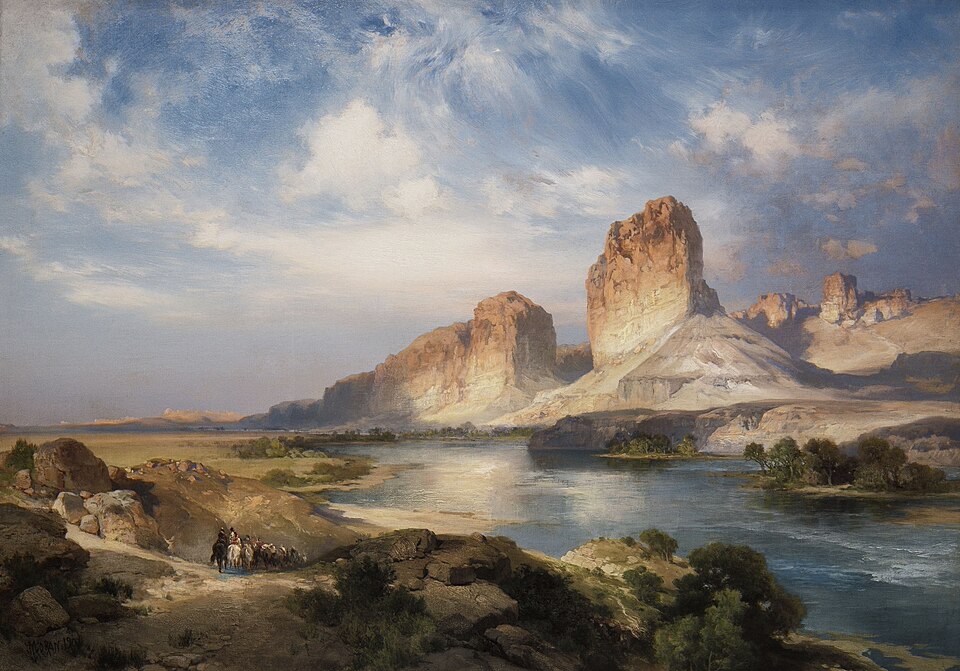 "Green River, Wyoming," by Thomas Moran, 1907.