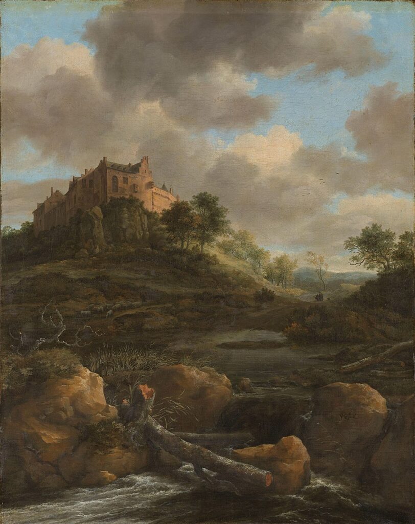 "Kasteel Bentheim," by Jacob Van Ruisdael.
