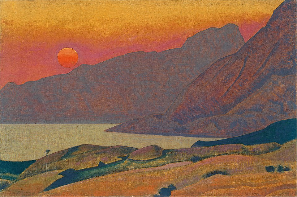 "Monhegan, Maine," by Nicholas Roerich.