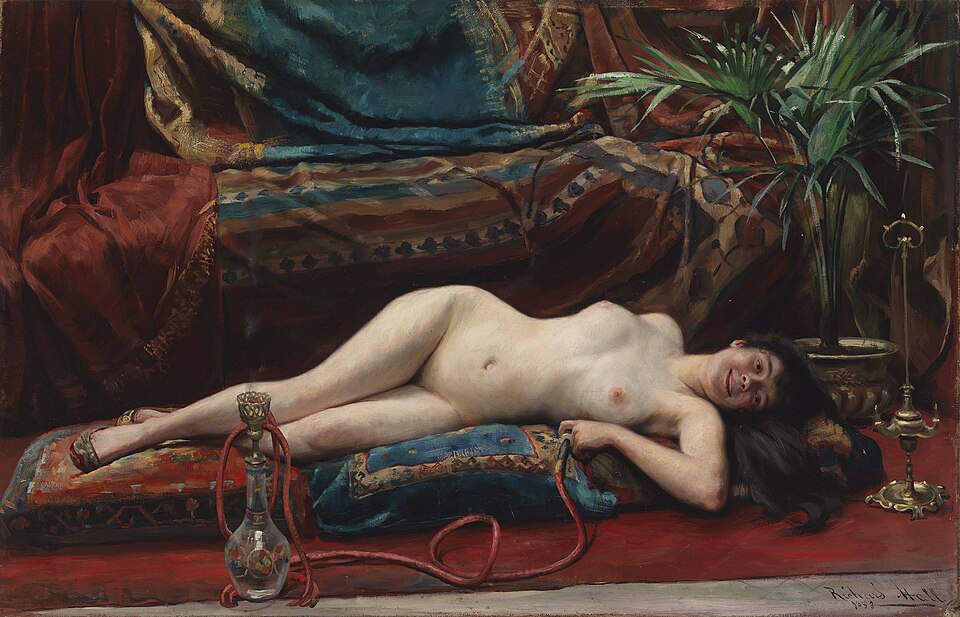 "Odalisque," by Richard Hall.